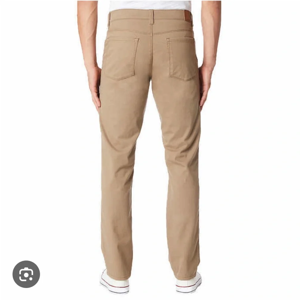 Union Comfort Flex classic khaki tan casual stretch pant size 38x32
